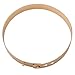 Kissweet Fashion Women Personality Punk Choker Gold Metal Round Collar Choker Statement Necklace