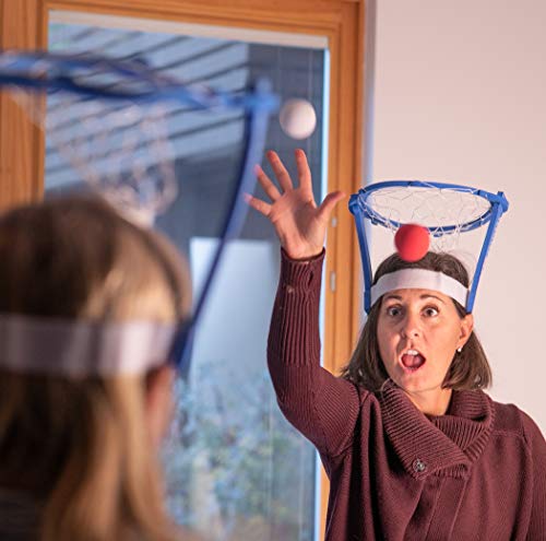 FUN delivery bask HEAD ball Foam Basketball Game for indoors, pool, tailgate, classroom (set of 2), - Thumbnail 6