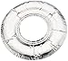 Aluminum Foil Round Gas Stove Burner Covers – Pack of 100 – Disposable Bib Liners for Kitchen Gas Range Top - Keep Your Gas Range Clean with DCS Deals Drip Pans - 7.5 x 7.5 x .5” Inch Hole: 3.25 inch