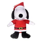 Peanuts for Pets 6 Inch Holiday Snoopy Santa Plush