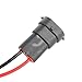 TOMALL H8 H11 Male Socket Connector for Light Bulb Retrofit Extension Wiring Harness