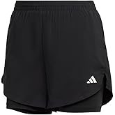 Adidas Womens Made for Training Minimal Two-in-one Shorts
