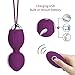 2 in 1 Kegel Exercise Weights Ben Wa Balls Sets Kegel Balls for Women Beginners & Pleasure - Doctor Recommended for Bladder Control & Pelvic Floor Exercises (Purple)