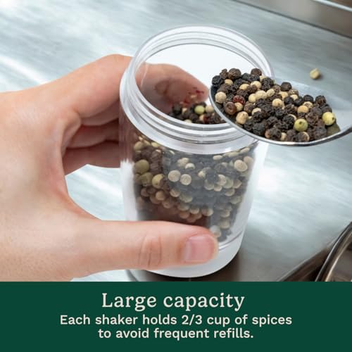 Cuisinart CSS-2424 Gravity Salt and Pepper Spice Mill with Blue LED Light, 2/3 Cup Capacity