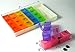 Very Small Pill Organizer 7 Day Weekly Travel Case Medication Reminder Pill Box Morning Noon Afternoon Night Daily 28 Detachable Compartments