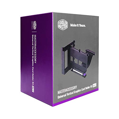 Cooler Master Universal Vertical Graphics Card Holder Kit Ver.2 with 165mm/6.5in Riser Cable