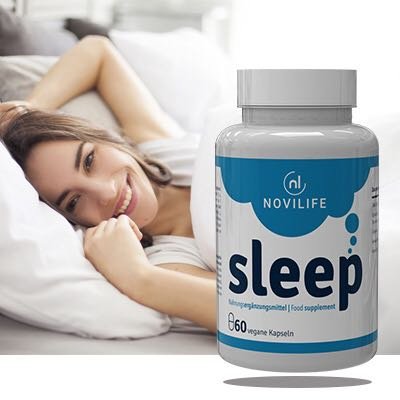 Novilife - sleep | besser schlafen und schneller einschlafen und endlich wieder Durchschlafen | verbesserte Tiefschlafphase s