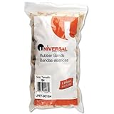 Universal 00184 Rubber Bands, Size 84, 3-1/2 x 1/2, 155 Bands/1lb Pack
