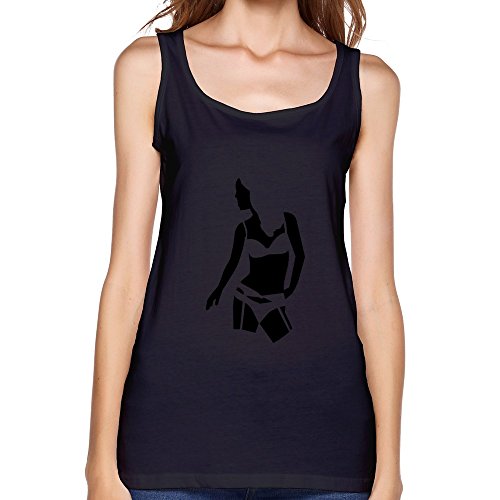 JeFF Stripper Women's Tops Black X-Large