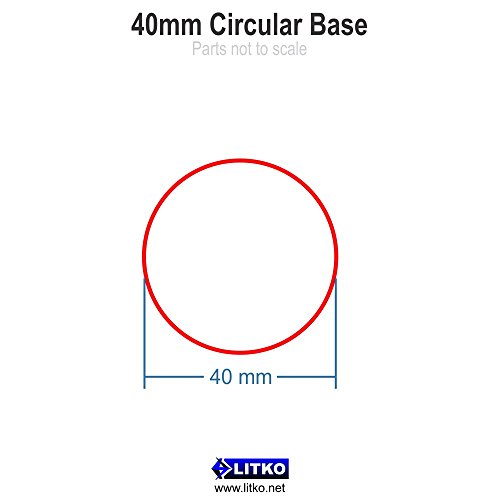 1.5mm Clear Miniature Bases, Circular 40mm (25)