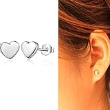 CIShop 925 Sterling Silver Heart Earrings-Lady Love Earrings (Allergy-Prevention) by CIS