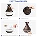 Diffuser for Essential Oils (400ml) – Super High Aroma Output, FREE Cleaning Kit – Dark Wood Essential Oil Diffuserthumb 2