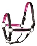 Perri's Leather Metallic Padded Leather Halter