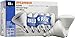 SYLVANIA Home Lighting 15391 Incandescent Bulb, BR40-65W, Soft White Finish, Medium Base, Pack of 6