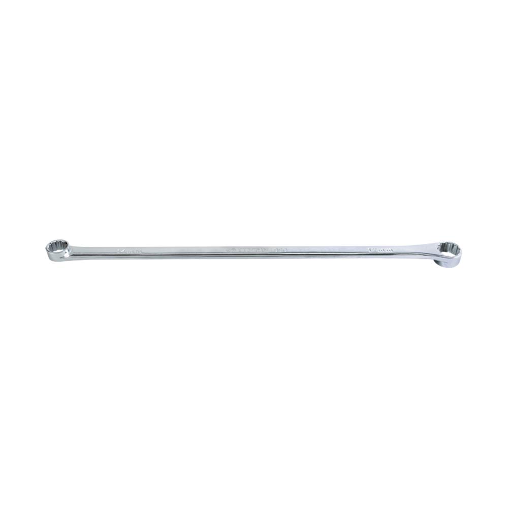KING TONY 19B01921 Alloy Steel 0 degrees Offset Ring Wrench, 19 mm x 21 mm Size, 415 mm Length, Pack of 8