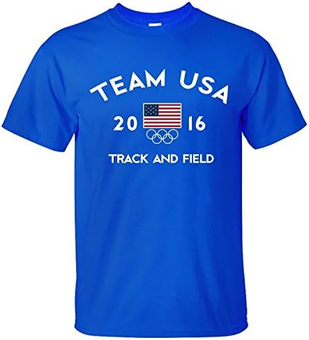 Men's Team USA 2016 Olympics Track And Field Blue Tshirts