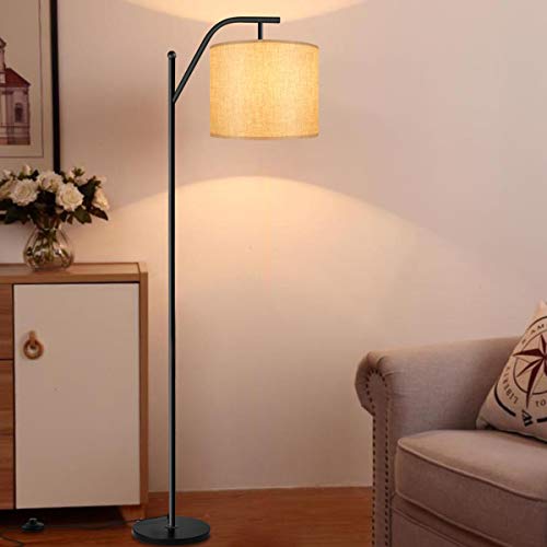 Floor Lamp for Living Room, Wellwerks Stepless Dimmable Floor Lamp, Standing Lamp Compatible with Alexa and Smart Phone Application, Adjustable Led Floor Lamp for Bedroom,Office