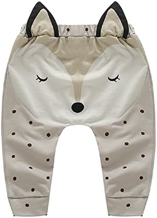 Baby Boys Girls Animal Pattern Harem Pants Trousers Leggings 0-2Y