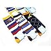 Deer Mum Boy's Cotton Cartoon Car Pattern Knee High Socks,3-12 Years