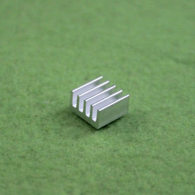 image for AIMELIAE 100pcs Aluminum 8.8x8.8x5MM Heat Sink for StepStick A4988 Chi
