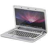 T4U888 Dollhouse Miniature Lovely Folding Laptop,Two Ways ï¼ˆSilverï¼‰