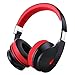 AUSDOM Wireless Bluetooth Headphones Over Ear, AH2-1 Stereo Bass Foldable Wireless Wired Headsets with Microphone 20-Hrs Playtime, Memory Foam 40mm Drivers for PC/Cell Phones/TV