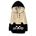 CHAIRAY Womens Girls Hoodies Sen Female Sweatershirt Cute Cat Hoodie Fleece Pullover Hooder