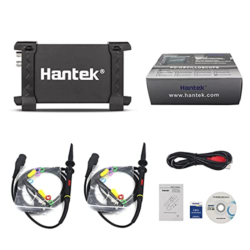 Hantek 6022BE 2CH USB Digital Storage Oscilloscope 20Mhz PC-Based 48MSa/s + WOSONTEL BNC probe