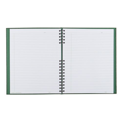 BLUELINE EcoLogix 100% Recycled  NotePro Notebook, Green, 11 x 8.5", 200 Pages  (A10200E.GRN)