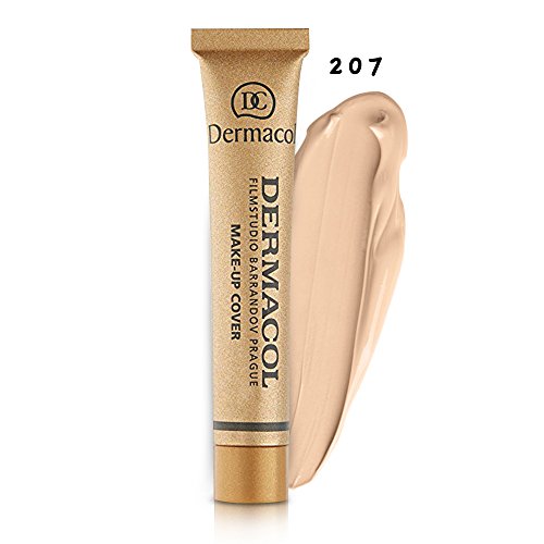 Dermacol Make-up Cover Full Coverage Foundation - 100% Original Guaranteed (BUY 3 AND GET 15ml SATIN MAKEUP BASE FREE) (207)