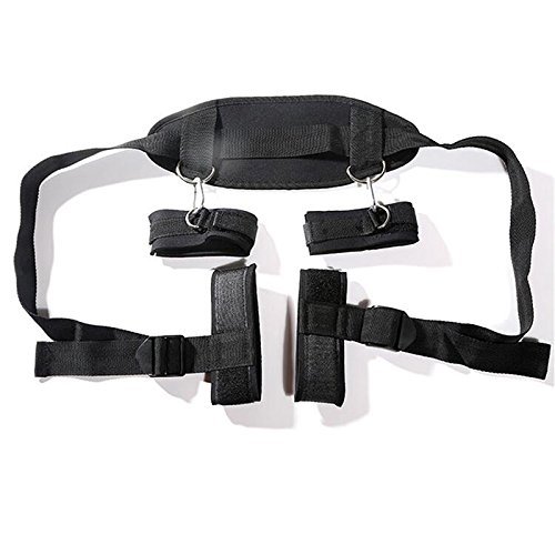 SM Bondage Set in eco pelle open Thigh Spreader corpo Fessel Set mano piede fesseln SM di gioco di ruolo Sex Toy estremamente letti fesseln con manette con maschera per gli occhi per coppie Gays