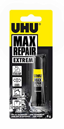 UHU Max Repair POWER, Extra starker Reparaturkleber für 1001 Reparaturen, 8 g