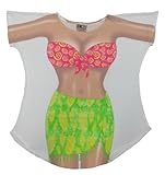L.A. Imprints Tropical Girl Bikini Body Cover-Up T-Shirt #45