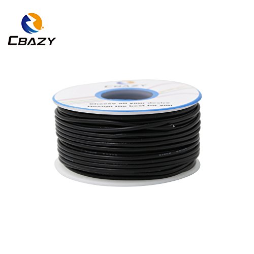 CBAZY™ Hook up Wire (Stranded Wire) 30 Gauge Flexible Silicone Wire 30AWG 45M (147 Feet) Electrical Wire Black - Thumbnail 2