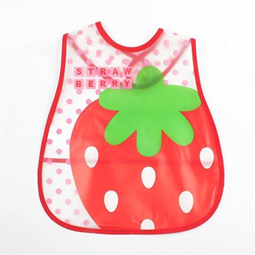 Valenla Bib Baby & Kids Cute Cartoon Bibs Waterproof Bandana Silicone Children Baby Bibs Boys Girls Infants Burp Clothes Feeding Care Strawberry
