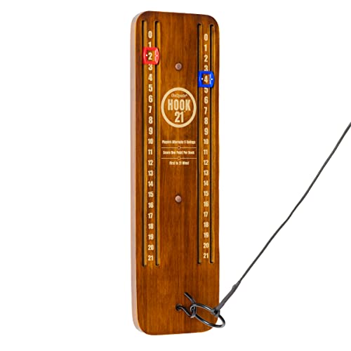 GoSports Hook 21 Ceiling Mount Ring Swing Game - Choose Your Color - Play Indoors or Outdoors