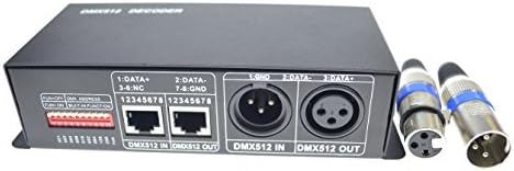 LEDlights DC 12V-24V 3 Channel DMX LED Controller for RGB 5050 3528 LED Strip Light