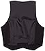 Ragstock Women's Button Up Vest Top, Jet Black-Small