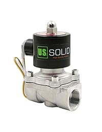 3/4" Acero Inoxidable Eléctrico Válvula Solenoide 110 VAC normalmente cerrado Aire Agua