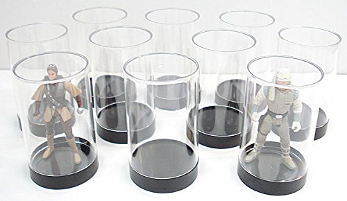 Protech Acrylic Small Cylinder Display Case for Star Wars, GI Joe and Other Q...