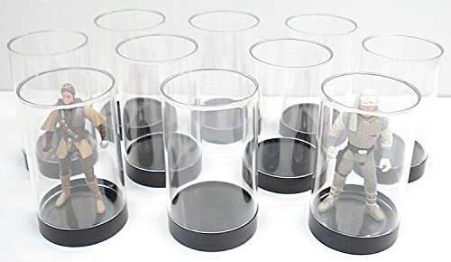 Cylinder Display Case Protech Acrylic Small for Star Wars, GI Joe and Other Q...