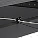 Sauder 401527 Via Keyboard Shelf , Soft Black Finish