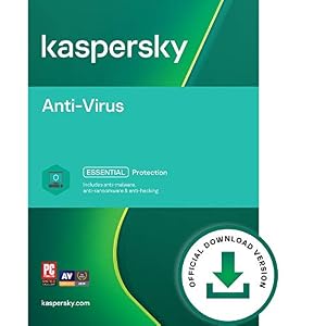 Kaspersky Anti-Virus 2022 | 1 Device | 1 Year | PC | Online Code