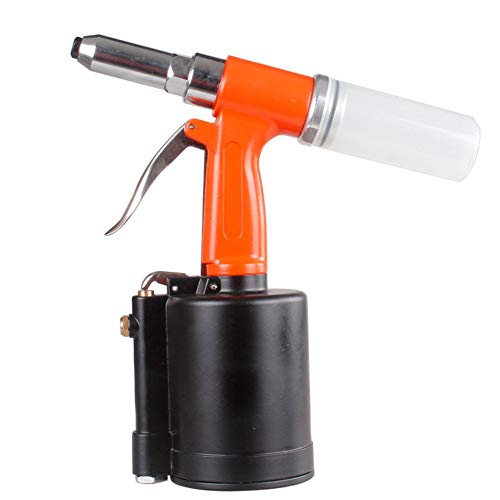VOTOER Pneumatic Rivet Gun Hydraulic Air Riveter Tool Labor Saving Rivet Riveting Nut Nail Insert Hand Tool Set, 1/4-inch 3/16-inch 5/32-inch 1/8-inch 3/32-inch Nosepieces