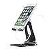 MoKo Foldable Phone/Tablet Stand, 210 Degree Aluminum Desktop Holder Fit with iPhone 11 Pro Max/11 Pro/11, iPad 10.2