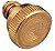 Orbit Irrigation Products 10107L Outdoor Mist Nozzle Plug, Brass, 3-Pk.