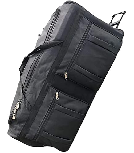 Sac à Roulettes Deluxe Instrike Revolution Pour Gardien De But Senior - 109x51x53 Cm, 295L, Noir - Transport Facile Et Ultra Robuste