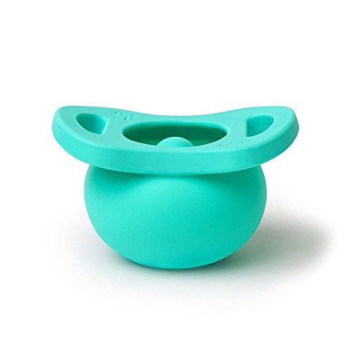 Doddle & Co.The Newly Designed Pop Pacifier, A Cleaner Baby Pacifier Made with 100% High Grade Silicone and Self Containing Protective Case, Teal