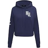 Pro Standard NCAA womens Womens College Classic Essentials Brushed Back French Terry Cropped Pullover Hoodie