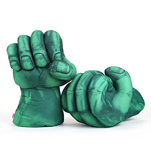 Eden Fghk 2pcs/1set Plush The Incredible Hulk Gloves 11